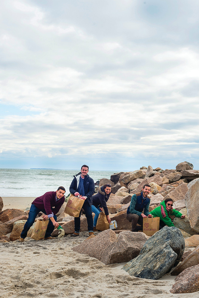 The URI students of Ocean Notion work to make RI’s beaches sparkling clean
